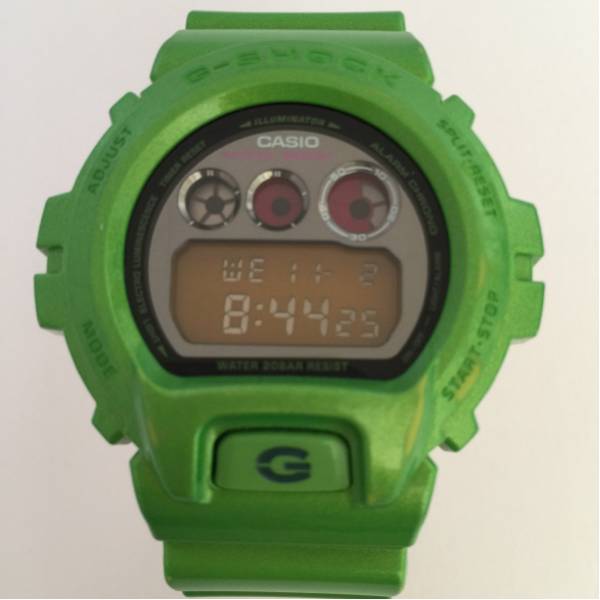 絶版 G-SHOCK DW-6900NB 三ツ目 グリーンメタリック ⭐激レア⭐G-SHOCK