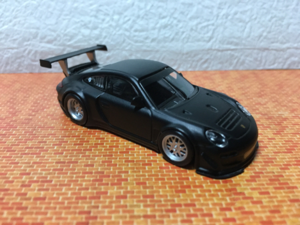 京商 1/64 ポルシェ5 911 GT3R Hybrid シークレット 中古 訳有り