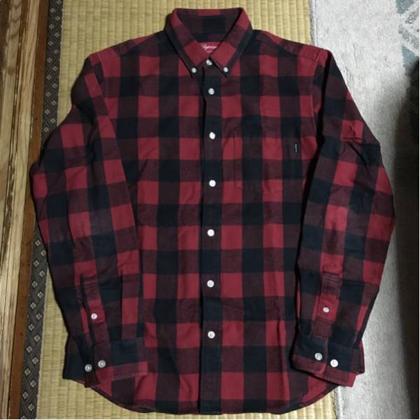 Supreme 12aw チェックネルシャツ 希少Sサイズ