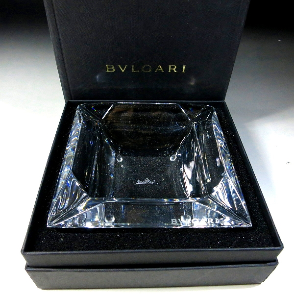 ブルガリクリスタル灰皿 小物入れ 未使用品 のアイテムを BVLGARI