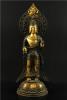【大興】AH069 銅金鍍 観音造像 供奉 仏像 仏教美術 重約1599g