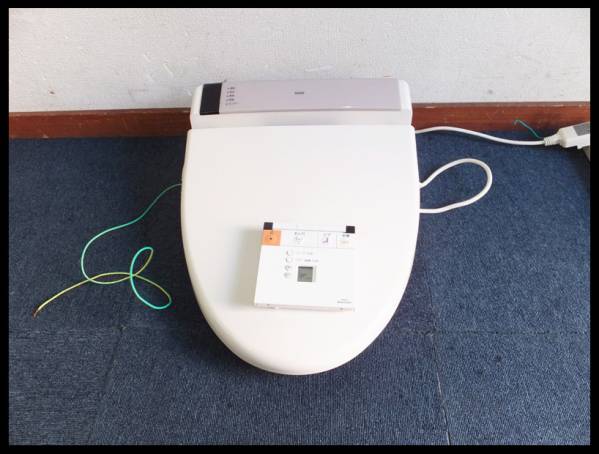 【中古】TOTO電気温水便座 ウォッシュレット TCF385 リモコン付