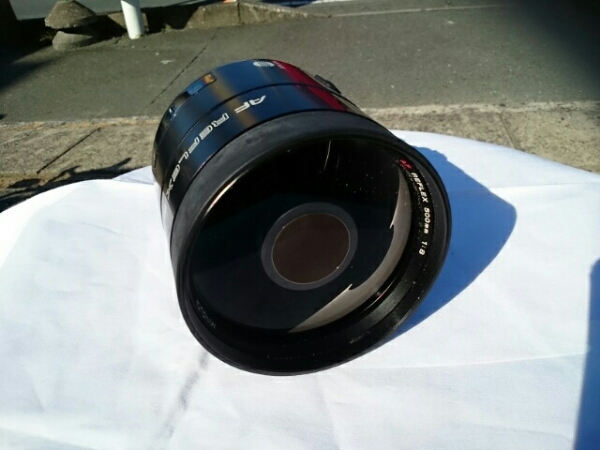 MINOLTA○ミノルタ○AF REFLEX500 F8 ミラーレンズ SONY LA-EA5と