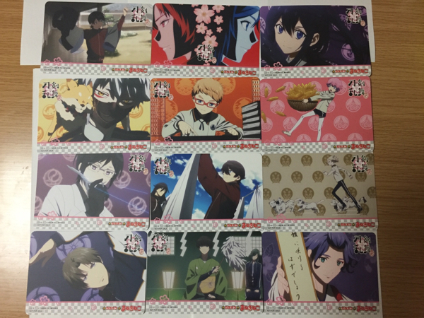 刀剣乱舞 花丸 まねきねこ コースター コンプ 12種