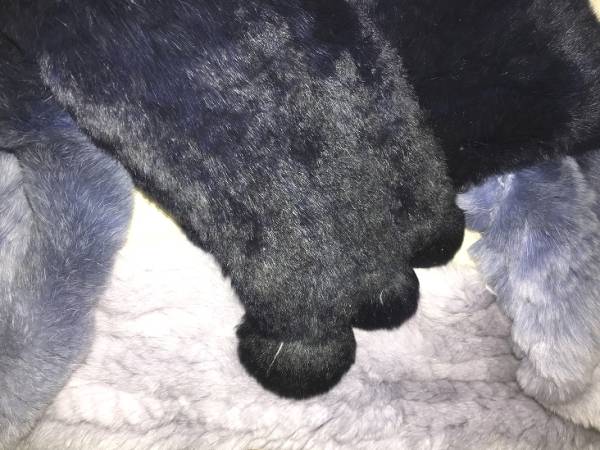 ア474　新品　レッキス　グラデーション　毛皮　マフラー