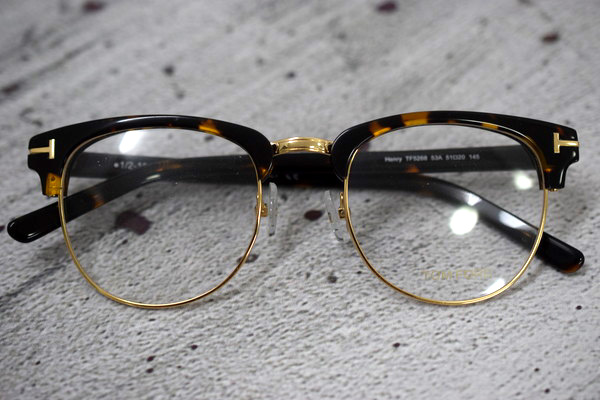 TOM FORD トムフォード 眼鏡フレーム 鼈甲 TF5268 53A T10