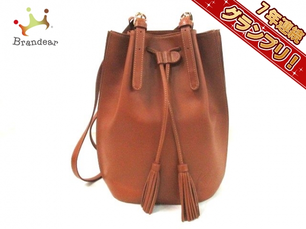 キタムラ リュックサック ブラウン レザー KITAMURA