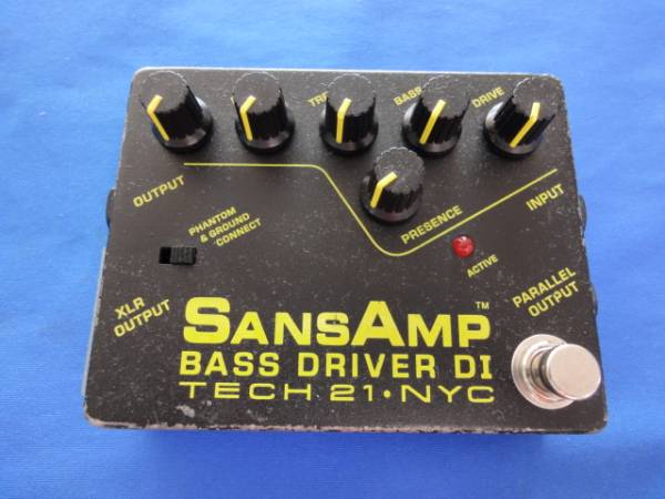 TECH 21・NYC SANSAMP 動作未確認ジャンク扱い 中古品A SANSAMP サンズ