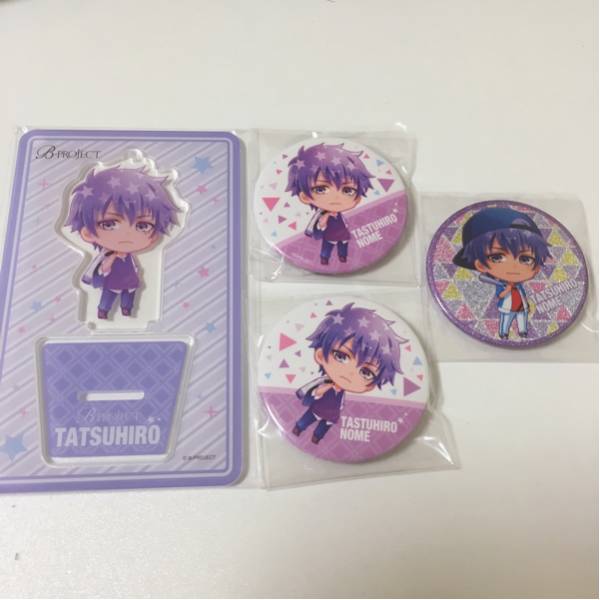 B-project AGF 野目 SDセット 特典 缶バッジ Bプロ