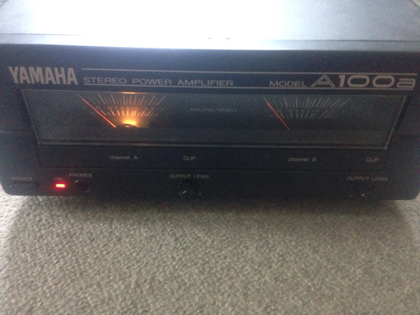 YAMAHA パワーアンプ A100a 通電確認済み