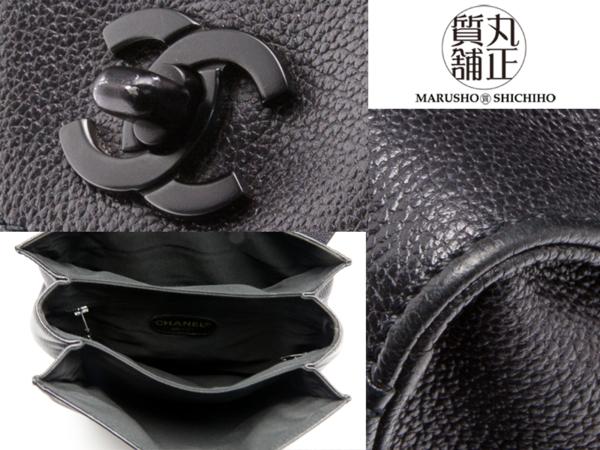 シャネル リュック サック カーフ 黒 CHANEL