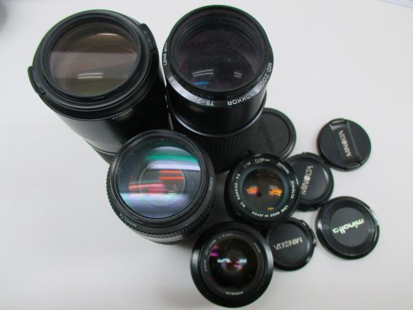 キングラム[06]ミノルタ レンズ 5個セット 動作未確認