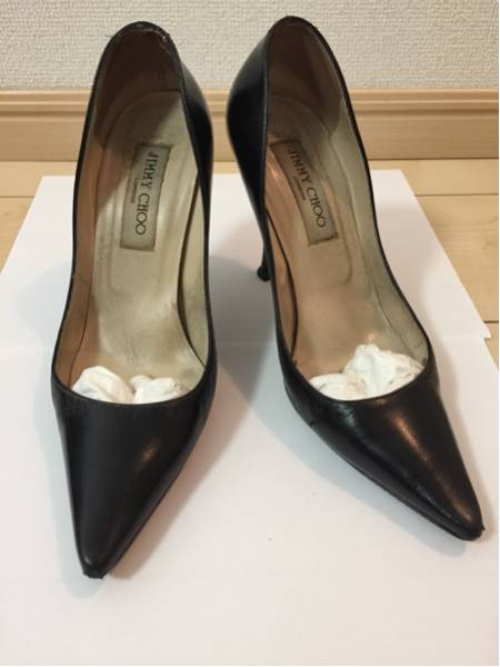 jimmy choo ジミー チュウ 36 ブラック パンプス ジミーチュウ 【公式