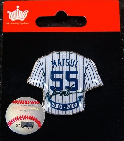 【MS】超希少！松井秀喜7/28引退記念日球場限定販売ピンバッジ