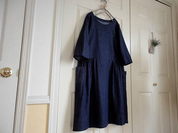 WOMEN】デニムダンガリー ワンピース / J.PRESS YORK STREET デニム