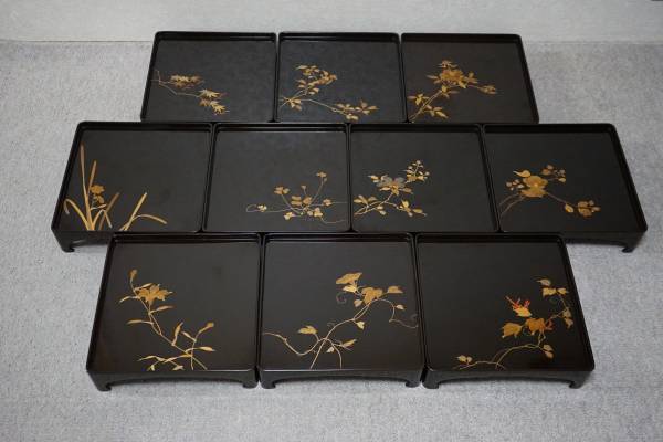 朱漆 漆工芸 金蒔絵 盃⑤ 江戸から明治時代 七組盃のひとつ 2026年最新