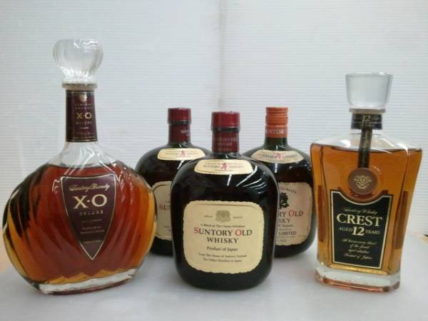 サントリー クレスト - 12年 700ml⁄43% 歌舞伎 オールドボトルクレスト