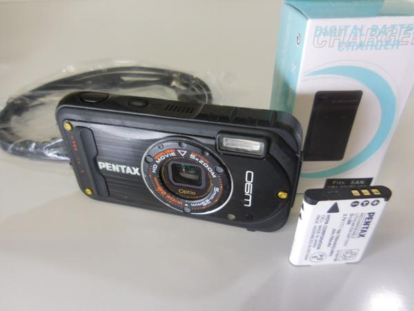 1円～☆【ペンタックス】 Optio W90 防塵/防水/防寒 1210万画素