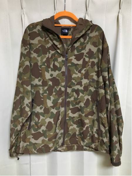 「美品」THE NORTH FACE迷彩柄ナイロンパーカー M