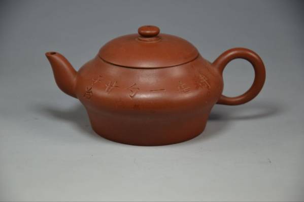 中国　朱泥小壺　美品
