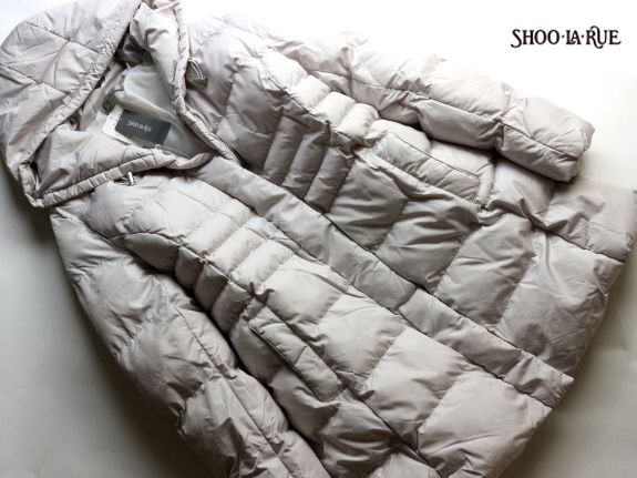 新品【M】◆ シューラルー きれいめAライン軽量コート ◆ LG