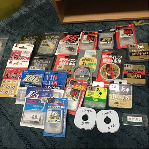 鮎釣り用品一式セット 友釣り 渓流 鮎 あゆ カツイチ 鮎箱