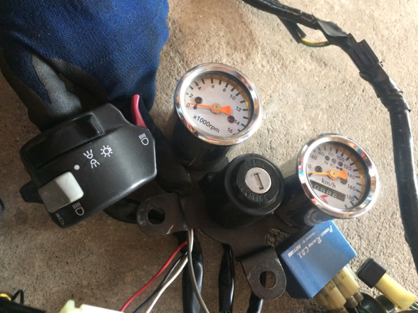 APE XR 50/100 キタコ メーターセット ハーネス付き