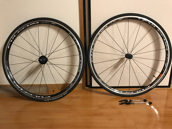 FULCRUM RACING 700 DISC 前後ホイールセット美品 FULCRUM RACING 7LG 700C クリンチャー美品 ホイール
