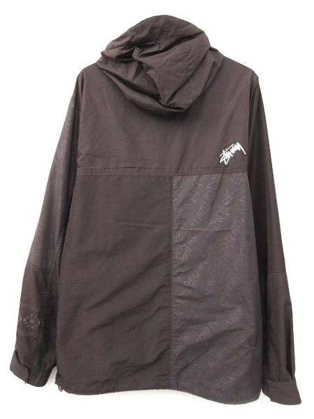 ステューシー STUSSY GEAR ナイロン パーカー ジャケット XL 茶