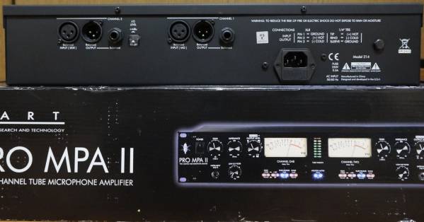 ART Pro MPA II 真空管マイクプリアンプ エレハモ 12AX7 搭載 ART