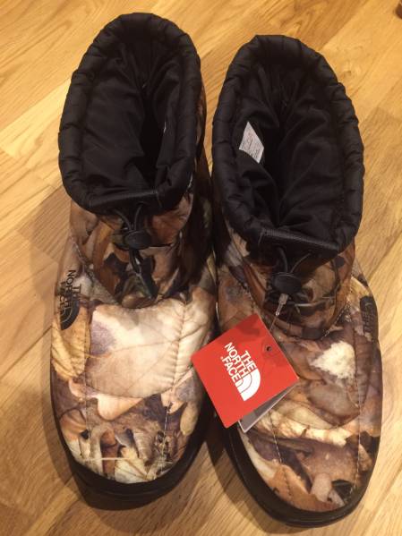 Supreme The North Face Nuptse Bootie Leaves US10 ヌプシ