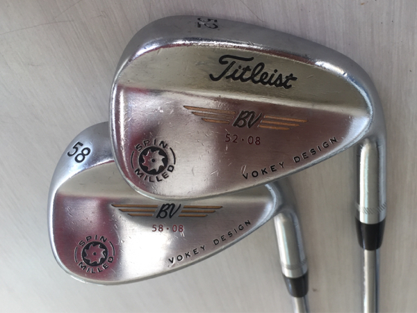 タイトリスト スピンミルド ウェッジ 52° 58° 2本セット