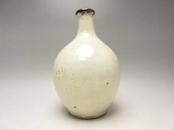 T611173 白丹波 徳利 酒器 大型 丹波焼 古民具 レトロ 酒次ⅲ 日本の