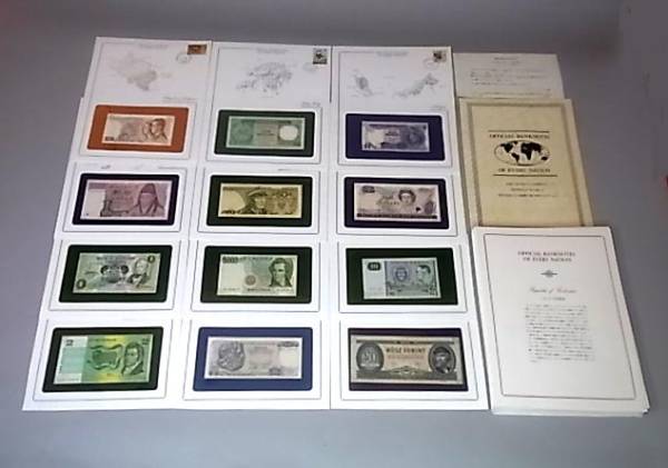 世界の貨幣/切手 OFFICIAL BANKNOTES OF EVERY NATION ミント社