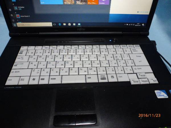 FMV A561/DX Cel1.6G 250GB Win10 Office2007美品