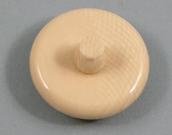 平安喜山作茄子茶入　共箱　象牙蓋