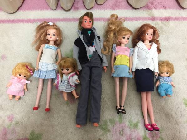 リカちゃん人形 7体セット 一家 ファミリー