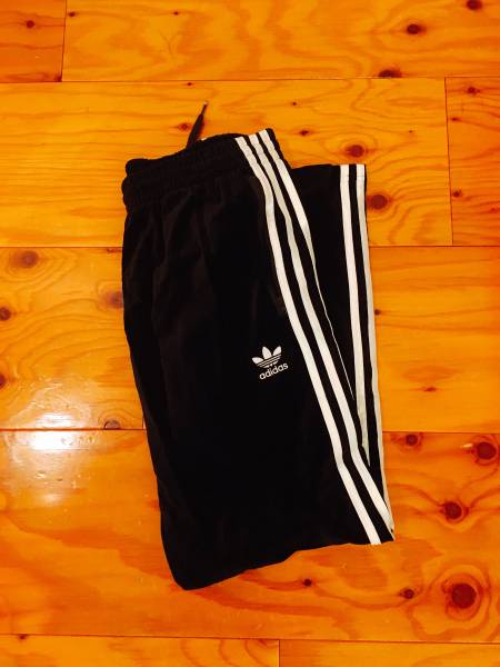 adidas Originals SS VELOUR TRACK SUIT ベロア 黒 ブラック L