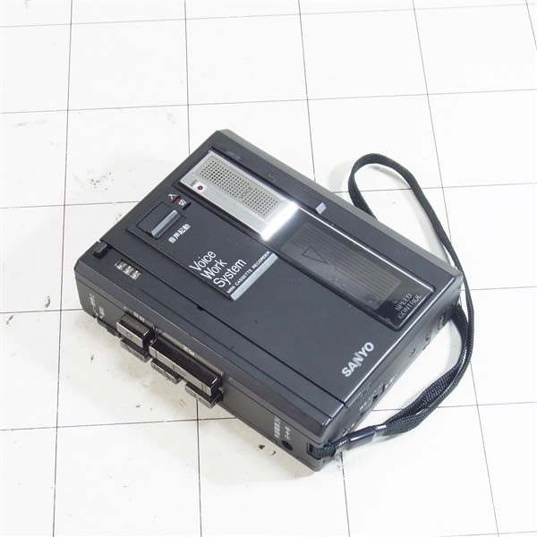 三洋 ポータブルカセットレコーダー MR-55 ノイズ ジャンク SANYO