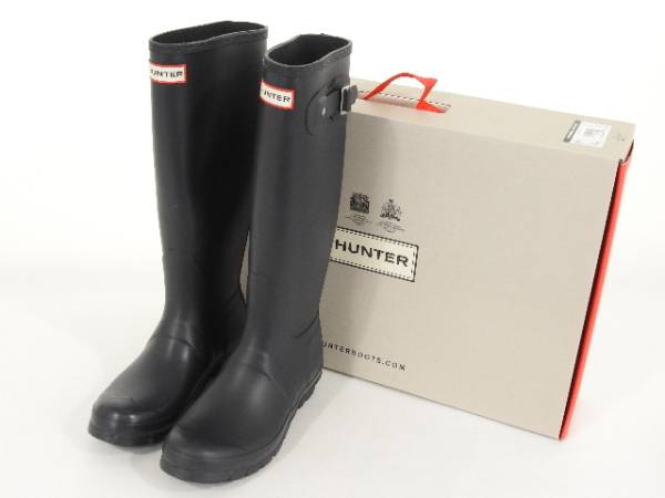 HUNTER ハンター レインブーツ UK5/EU38 ダークネイビー 美品