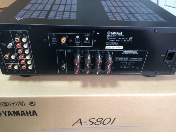 YAMAHA ヤマハ A-S801(B) プリメインアンプ ブラック A-S801 【公式通販】