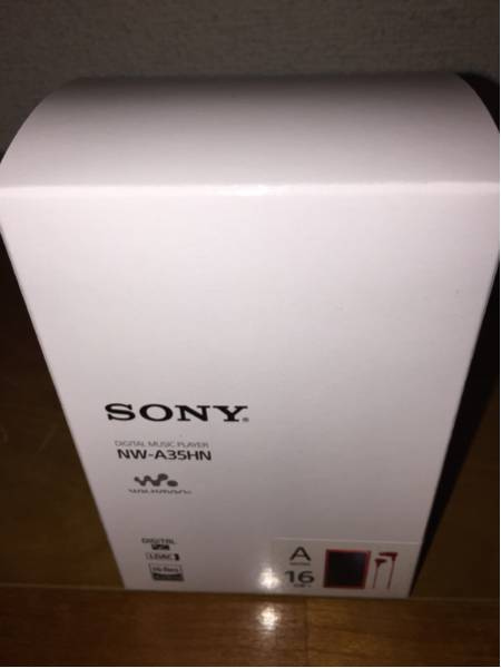 【新品】SONY ハイレゾWALKMAN NW-A35HN(R)
