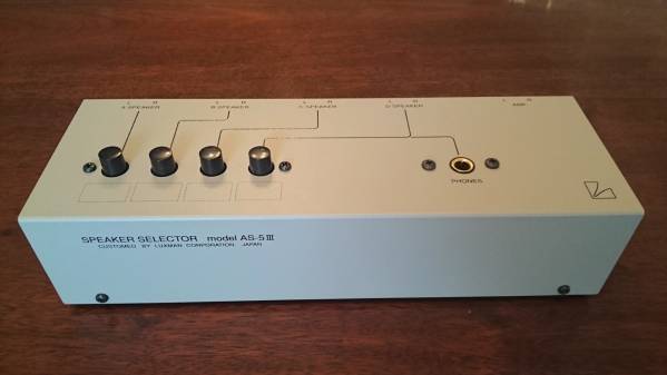 ☆LUXMAN ラックスマン スピーカーセレクターAS-5III 元箱有