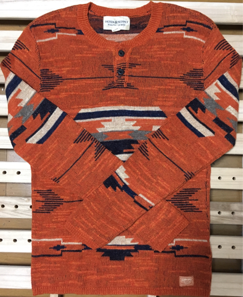 デニム&サプライ ラルフローレン ネイティヴ柄 セーター