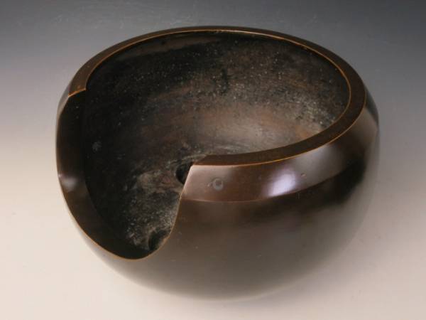 唐鐘　面取　風炉　お茶 時代 唐銅 面取 風炉 茶道具 8.6kg 7757ss