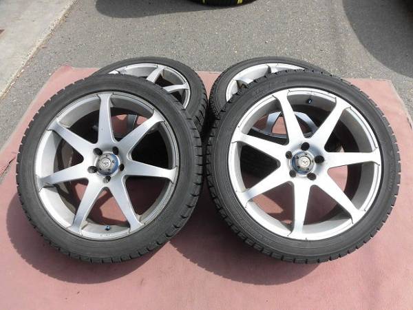 スタッドレス屋215/45R17アルミ付４本　本州送料込み　D-7711
