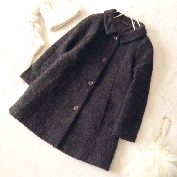 セオリー＊上質プードルウール 上品フレアコート 6万＊