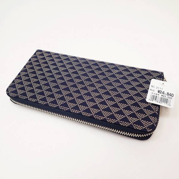 【新品未使用】印傳屋 印伝 上原勇七 長財布 レザー y141