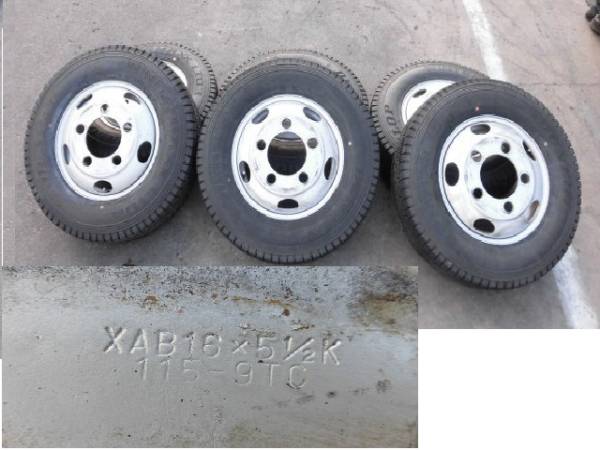 キャンター 195-85R16 ダンロップ スタッドレス バリ山№3 値下