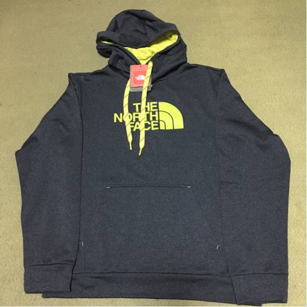 THE NORTH FACEパーカーグレーイエローＭ新品アウトドア